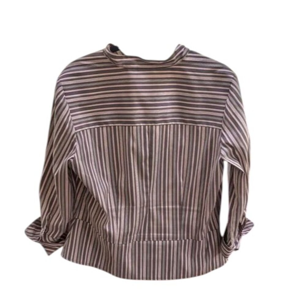 CATO Striped Blouse NWOT - Picture 2 of 7